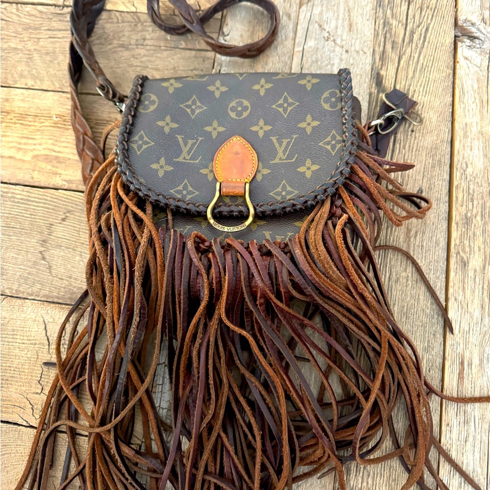 Vintage boho bag (LV fringe)
